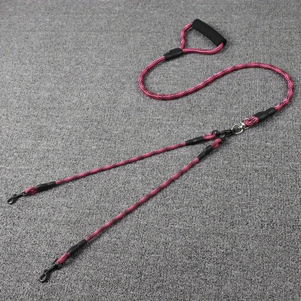 LAISSE POUR CHIEN DOUBLE RÉTRACTABLE™