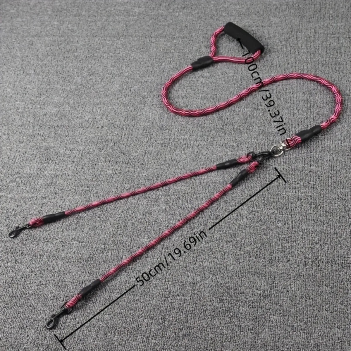 LAISSE POUR CHIEN DOUBLE RÉTRACTABLE™