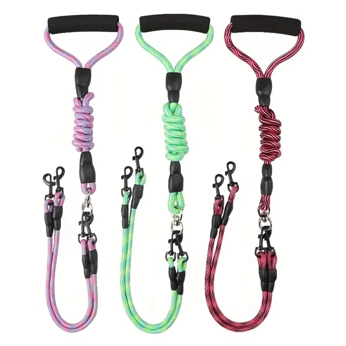 LAISSE POUR CHIEN DOUBLE RÉTRACTABLE™