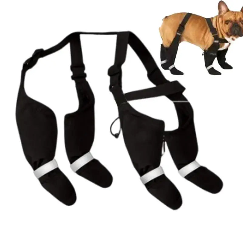BOTTES POUR CHIEN AVEC BRETELLES™