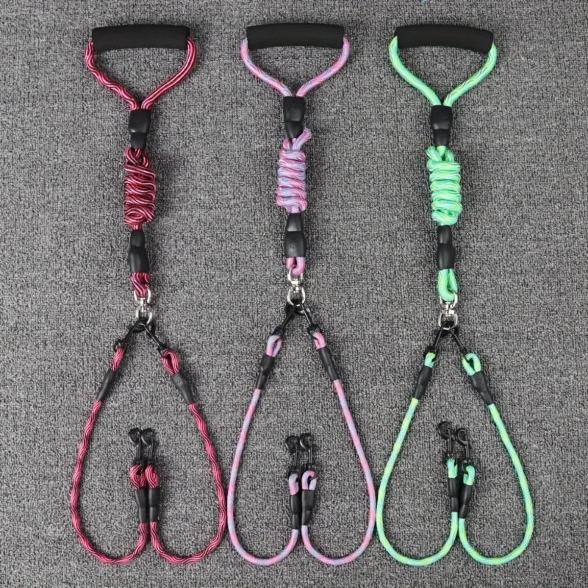 LAISSE POUR CHIEN DOUBLE RÉTRACTABLE™